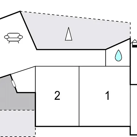 2 Bedroom Gorgeous In 펜션 Gata